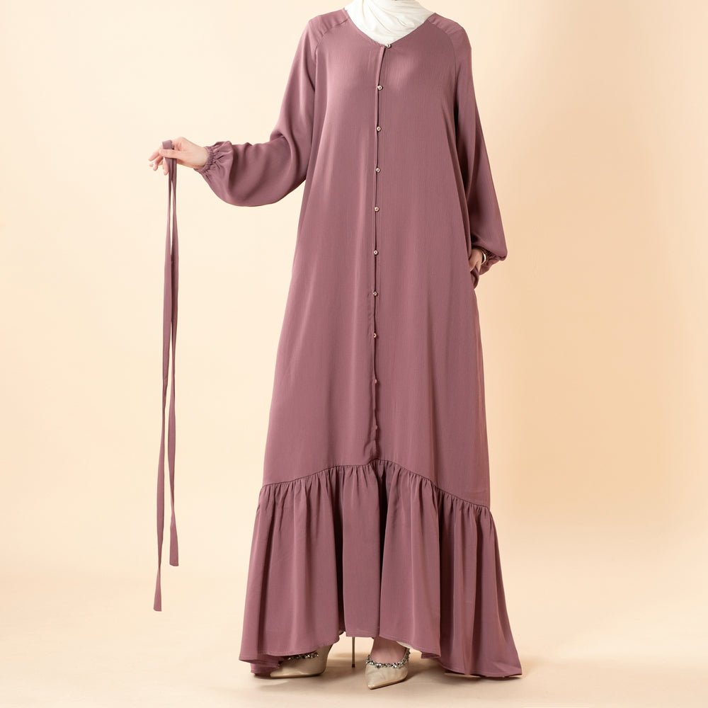 Essential Zoom Flowing Maxi Dress (MA426) - Mariam's Collection