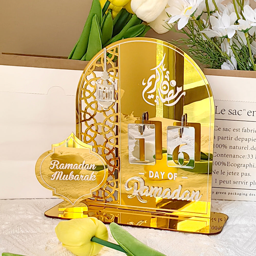 Creative Ramadan Countdown Acrylic Ornament (MAC381)