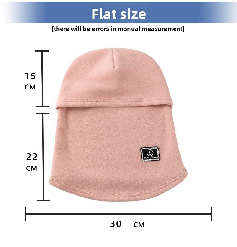 Fleece - Lined Face Mask Cap | Windproof Winter Cycling Hood with Ear Protection(MAC308) - Mariam's Collection