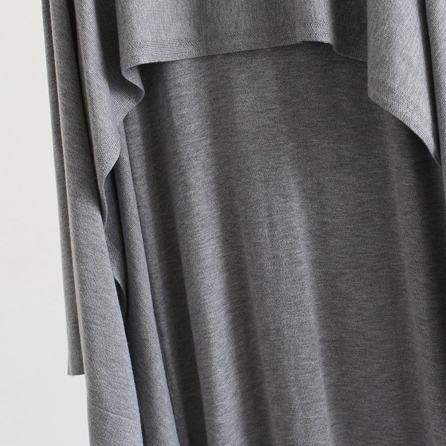 French - Style Two - Piece with Draped Poncho (MS310) - Mariam's Collection