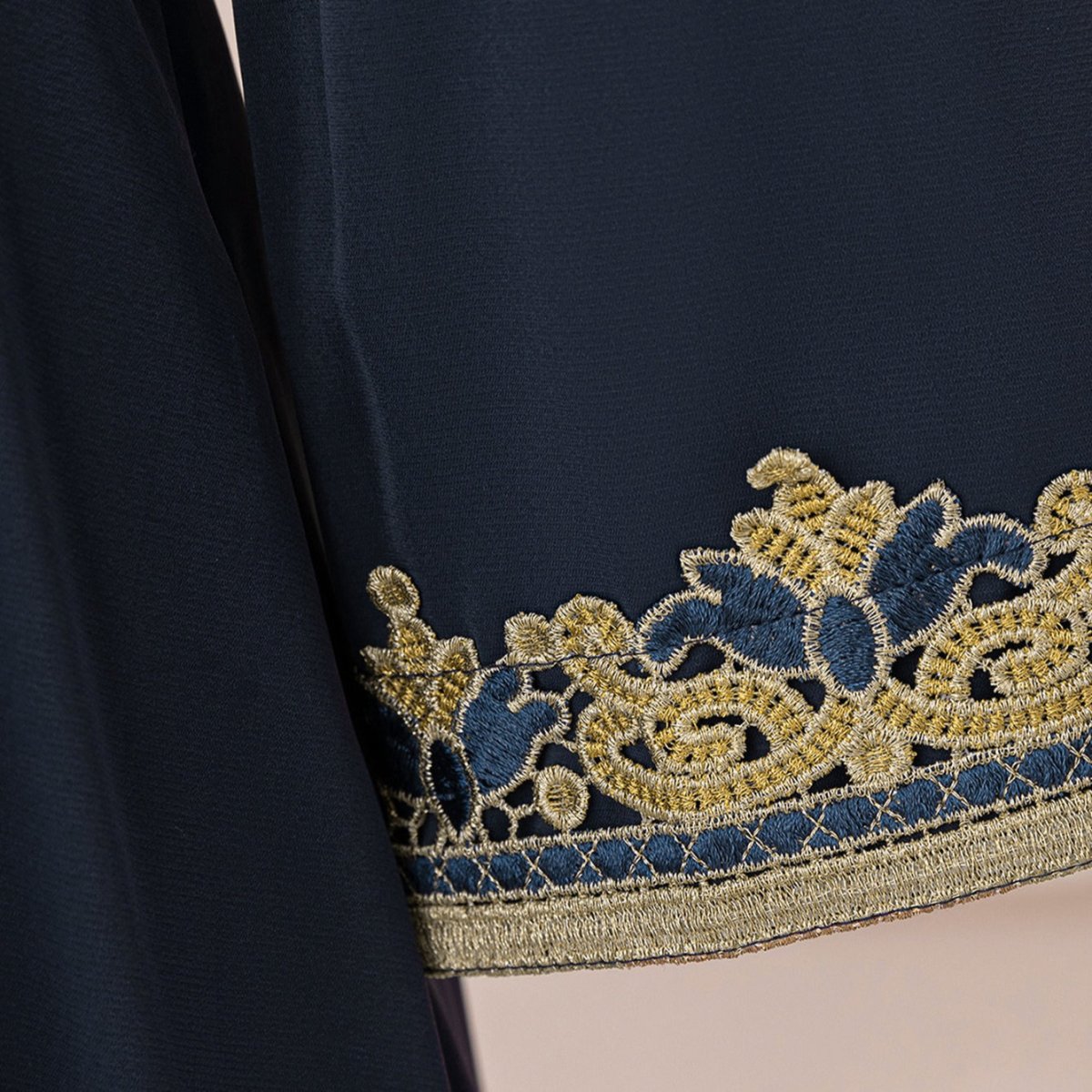 Girls Embroidered Kaftan Dress(MKG020) - Mariam's Collection