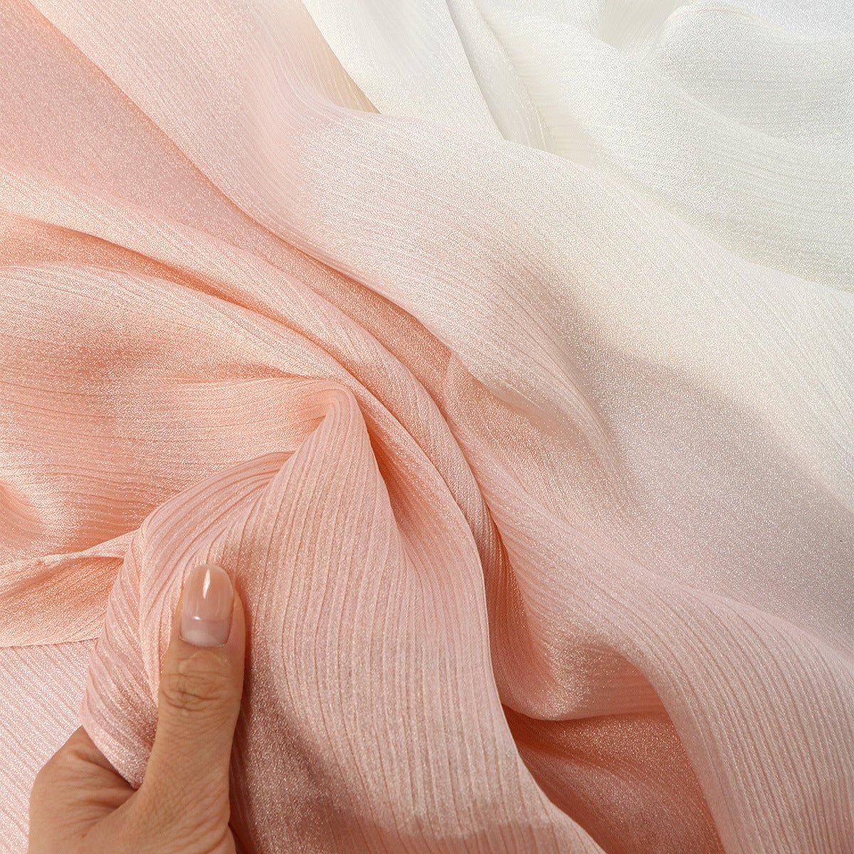 Gradient Crinkle Texture Hijab Scarf(MH253) - Mariam's Collection