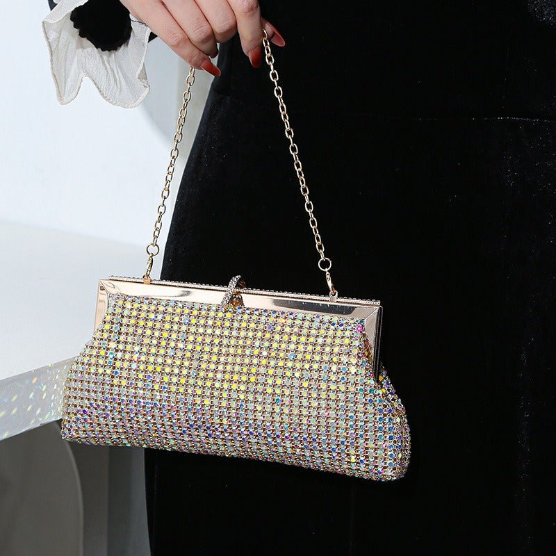 Rhinestone Crystal Evening Clutch Bag – Sparkle Party Clutch