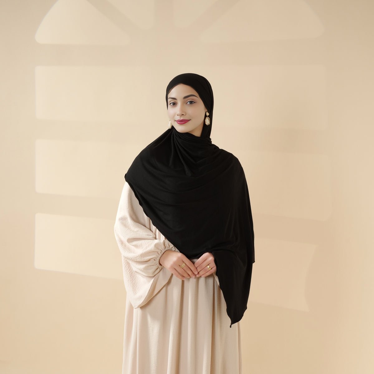 Hijab Perfect for Eid: Premium Modal Jersey Long Scarf – Soft, Breathable & Elegant in 8 Colors Shawl (MH105) - Mariam's Collection