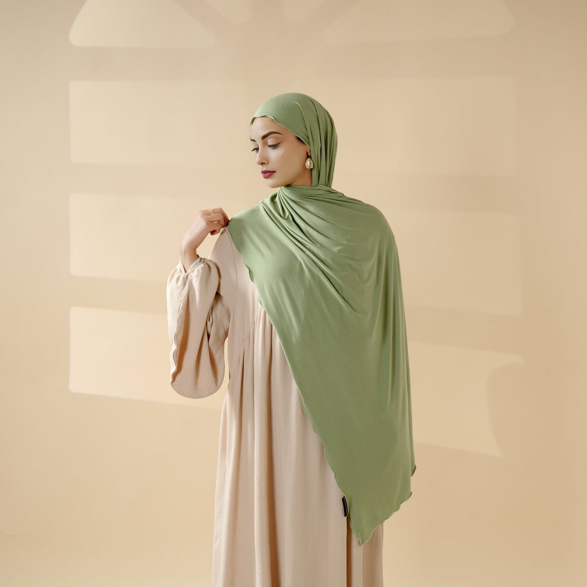 Hijab Perfect for Eid: Premium Modal Jersey Long Scarf – Soft, Breathable & Elegant in 8 Colors Shawl (MH105) - Mariam's Collection