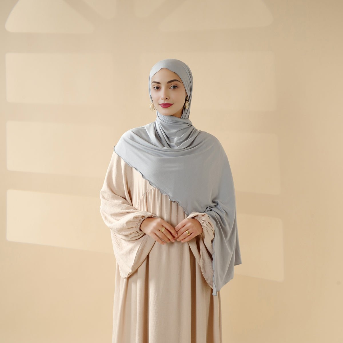 Hijab Perfect for Eid: Premium Modal Jersey Long Scarf – Soft, Breathable & Elegant in 8 Colors Shawl (MH105) - Mariam's Collection