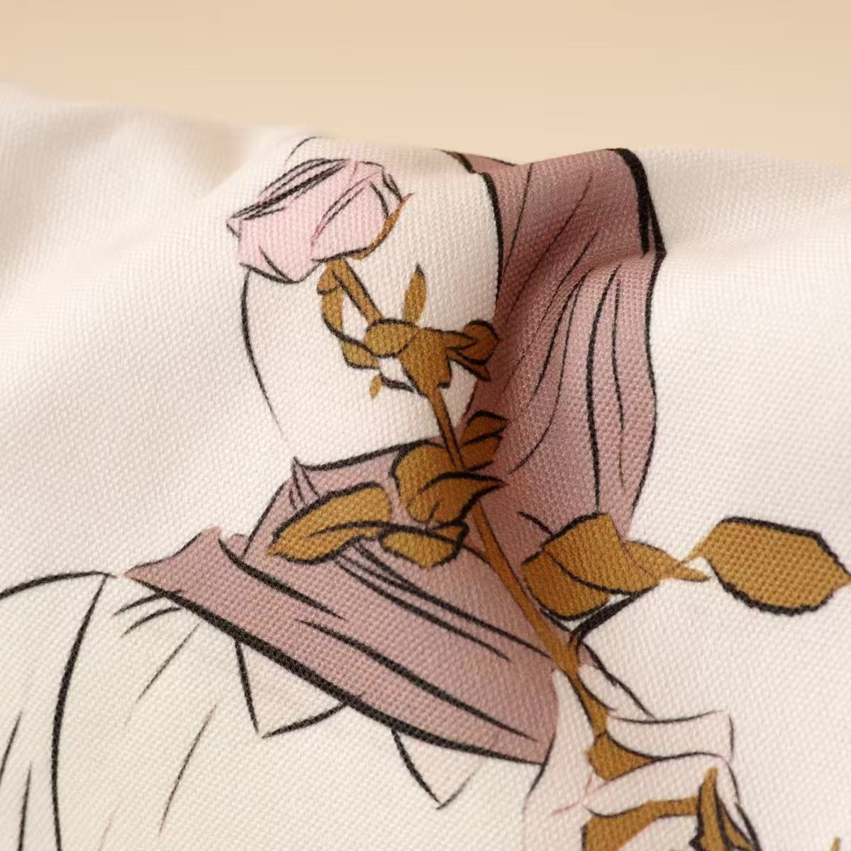Hijabi Illustrated Canvas Tote Bag – Mariam’s Collection（MAC235） - Mariam's Collection