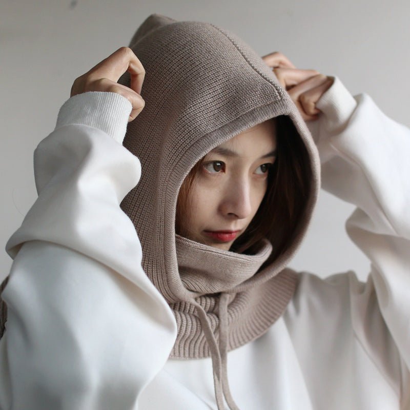 Hooded Balaclava with Shoulder Cape(MAC376) - Mariam's Collection
