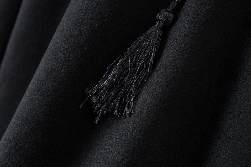 Hooded Cape Coat(MS208) - Mariam's Collection