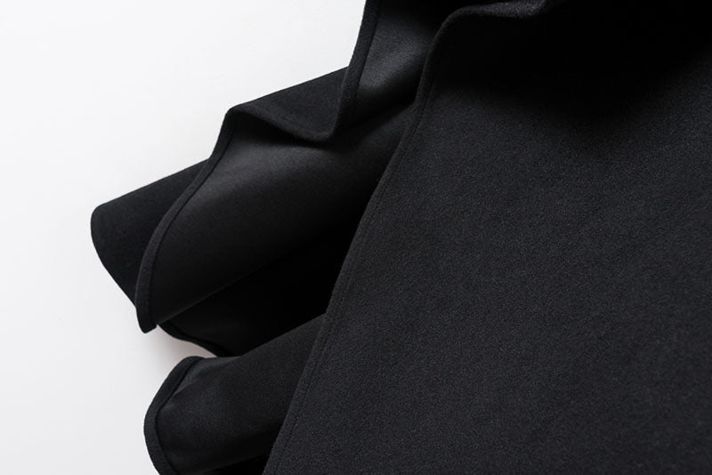 Hooded Cape Coat(MS208) - Mariam's Collection