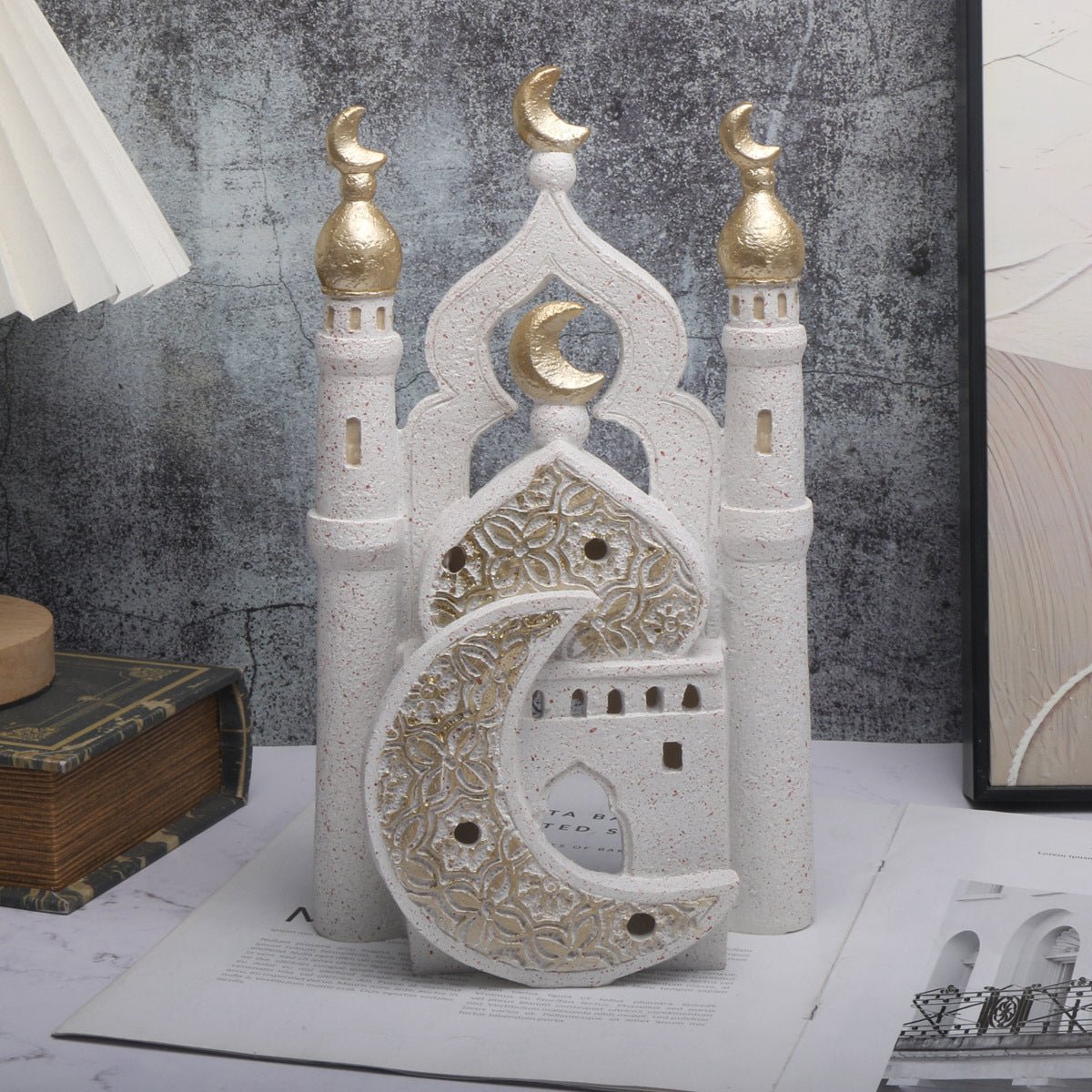 Islamic Mosque Resin Decorative Ornament (MAC396) - Mariam's Collection