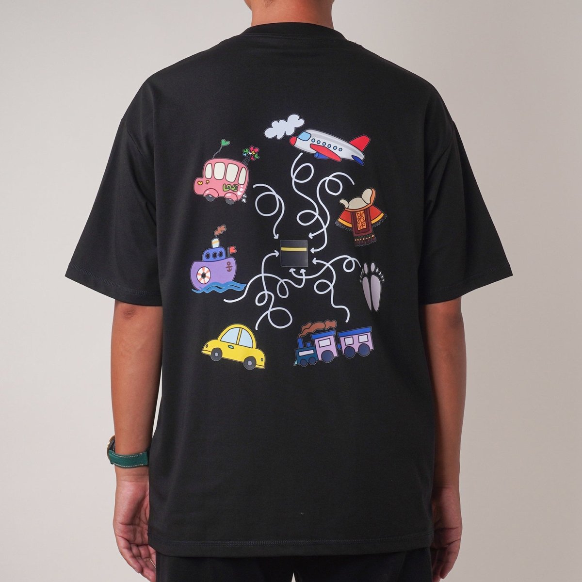 Islamic Style Artistic Design Short Sleeve T-Shirt Collection (MS182) - Mariam's Collection