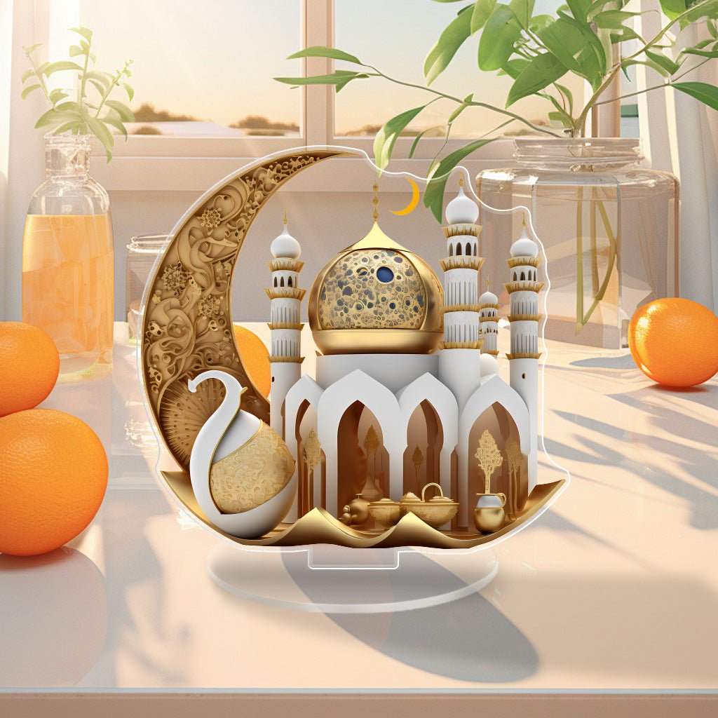 Islamic Style Mosque Acrylic Tabletop Decor (MAC386) - Mariam's Collection