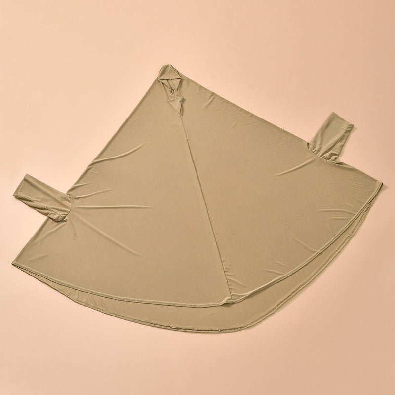 Khimar Prayer Dress with Sleeves(MJ023) - Mariam's Collection