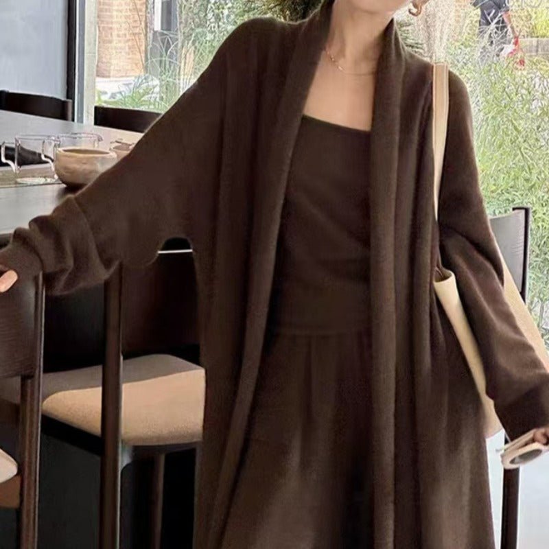 Lazy Style Three - Piece Knit Set(MS165) - Mariam's Collection