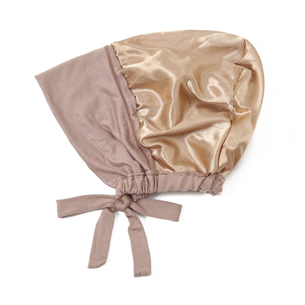 Lightweight Double Layered Satin - lined Undercap for Hijab - Comfortable and Breathable (MH023) - Mariam's Collection