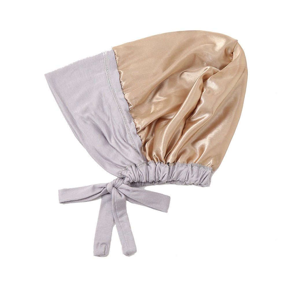 Lightweight Double Layered Satin - lined Undercap for Hijab - Comfortable and Breathable (MH023) - Mariam's Collection