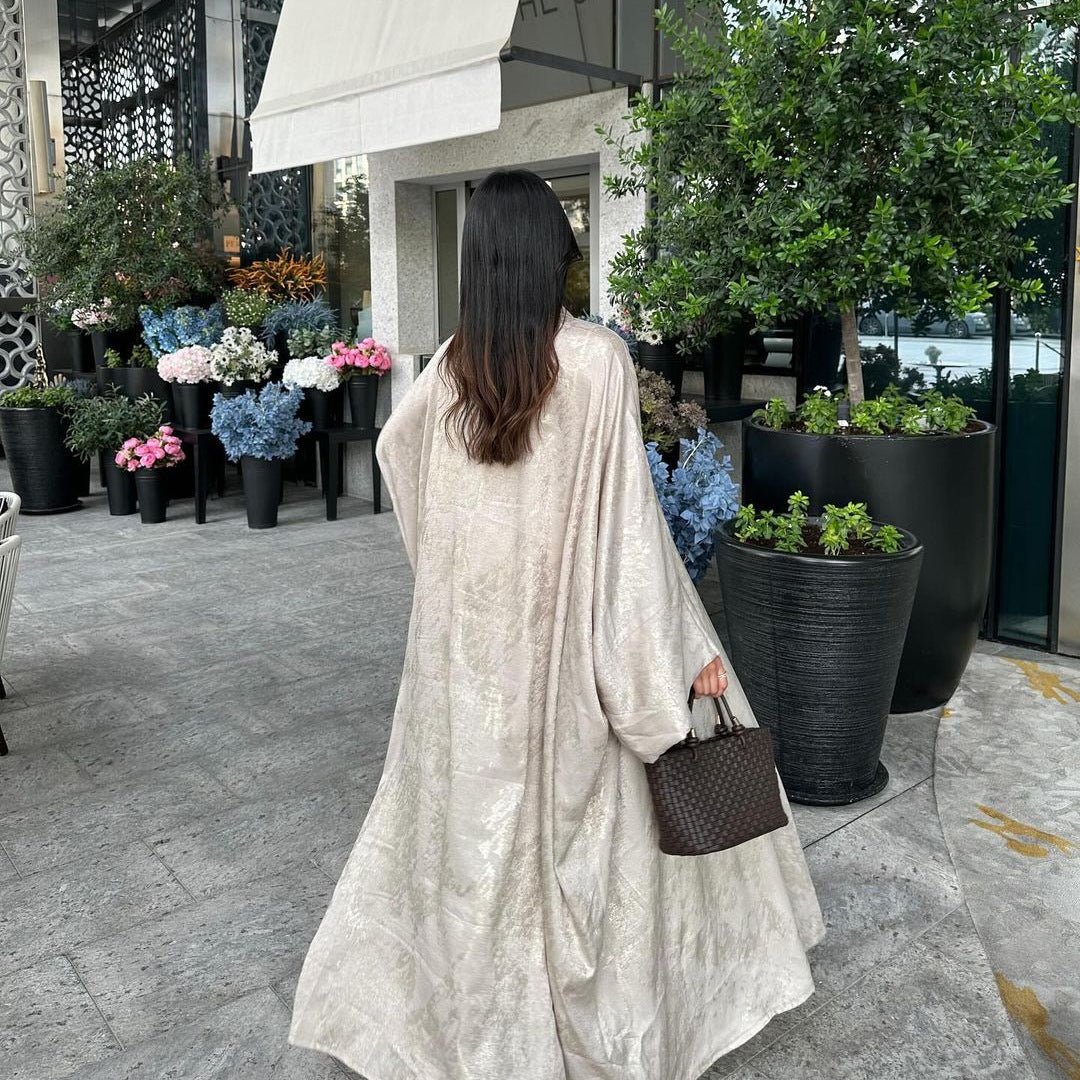 Luxury Modest Elegant Gown - Style Cardigan Abayas. (MOA164) - Mariam's Collection