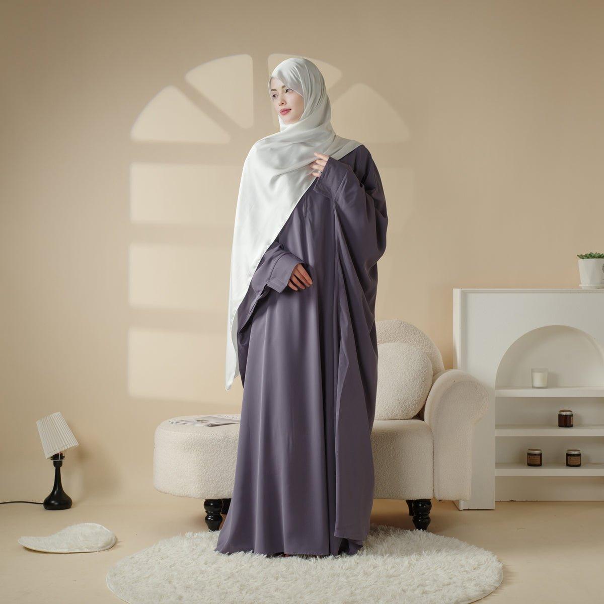 Nursing Abaya With a Front Zipper | Nursing Friendly Abaya (MA003)