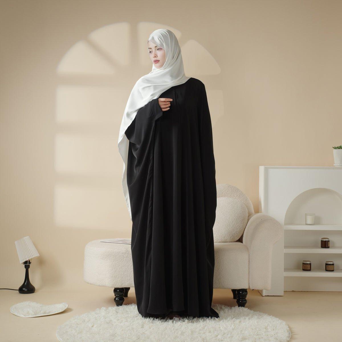 Nursing Abaya With a Front Zipper | Nursing Friendly Abaya (MA003)