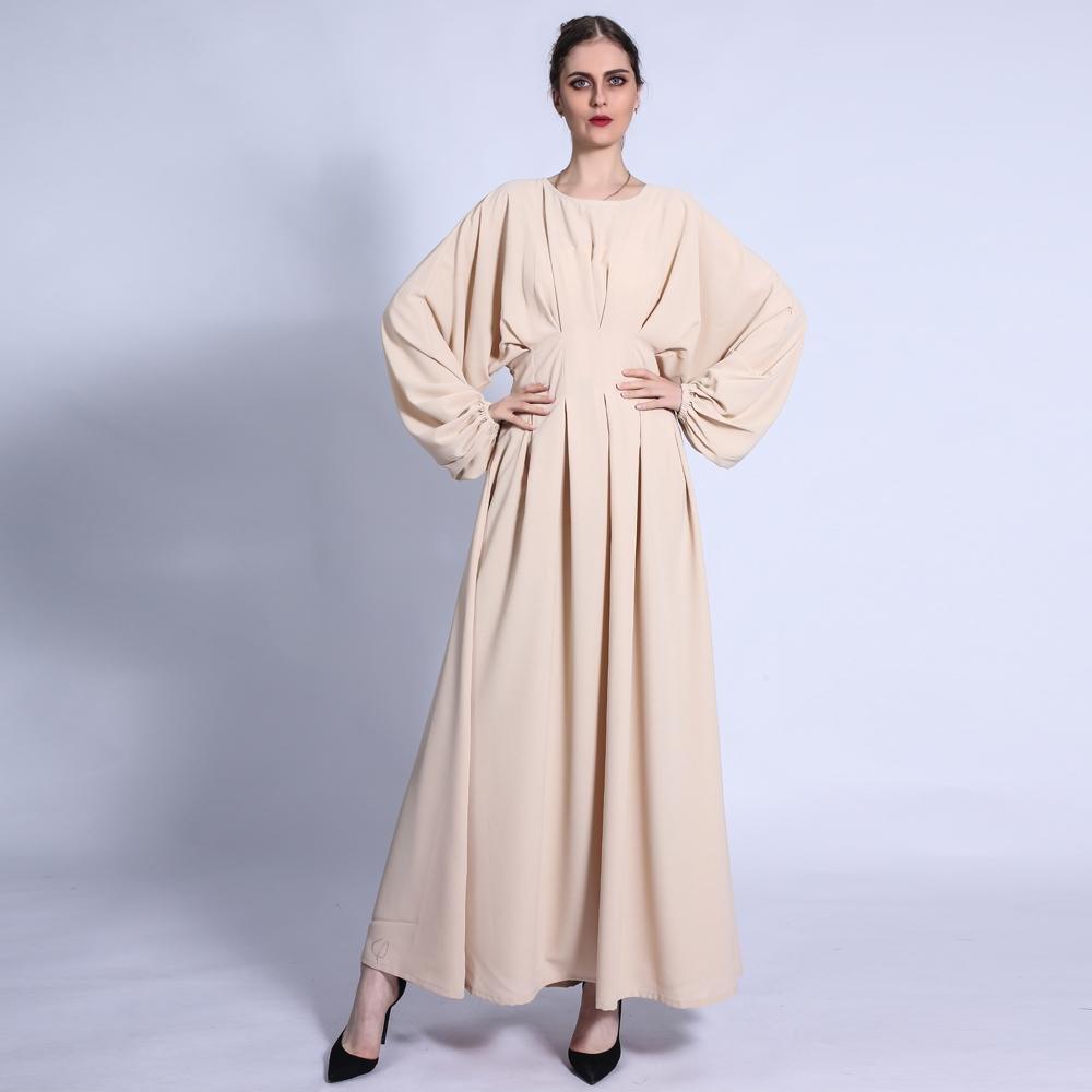 MA010 Batwing Pleated Abaya - Mariam's Collection