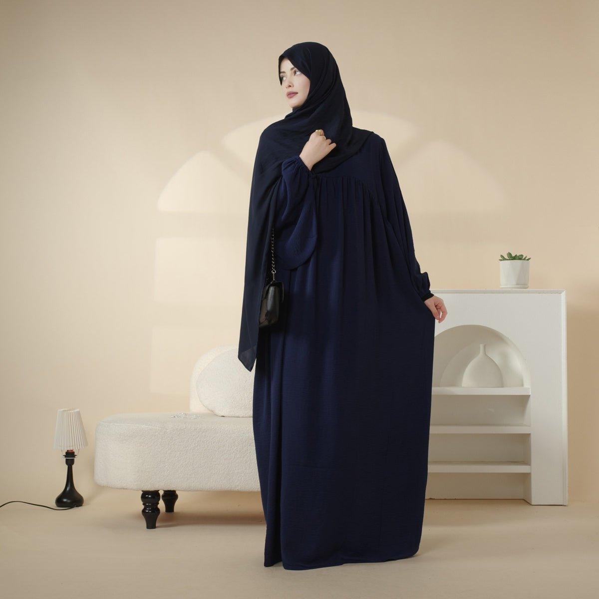 MA027 Reversible Crepe Abaya - Mariam's Collection