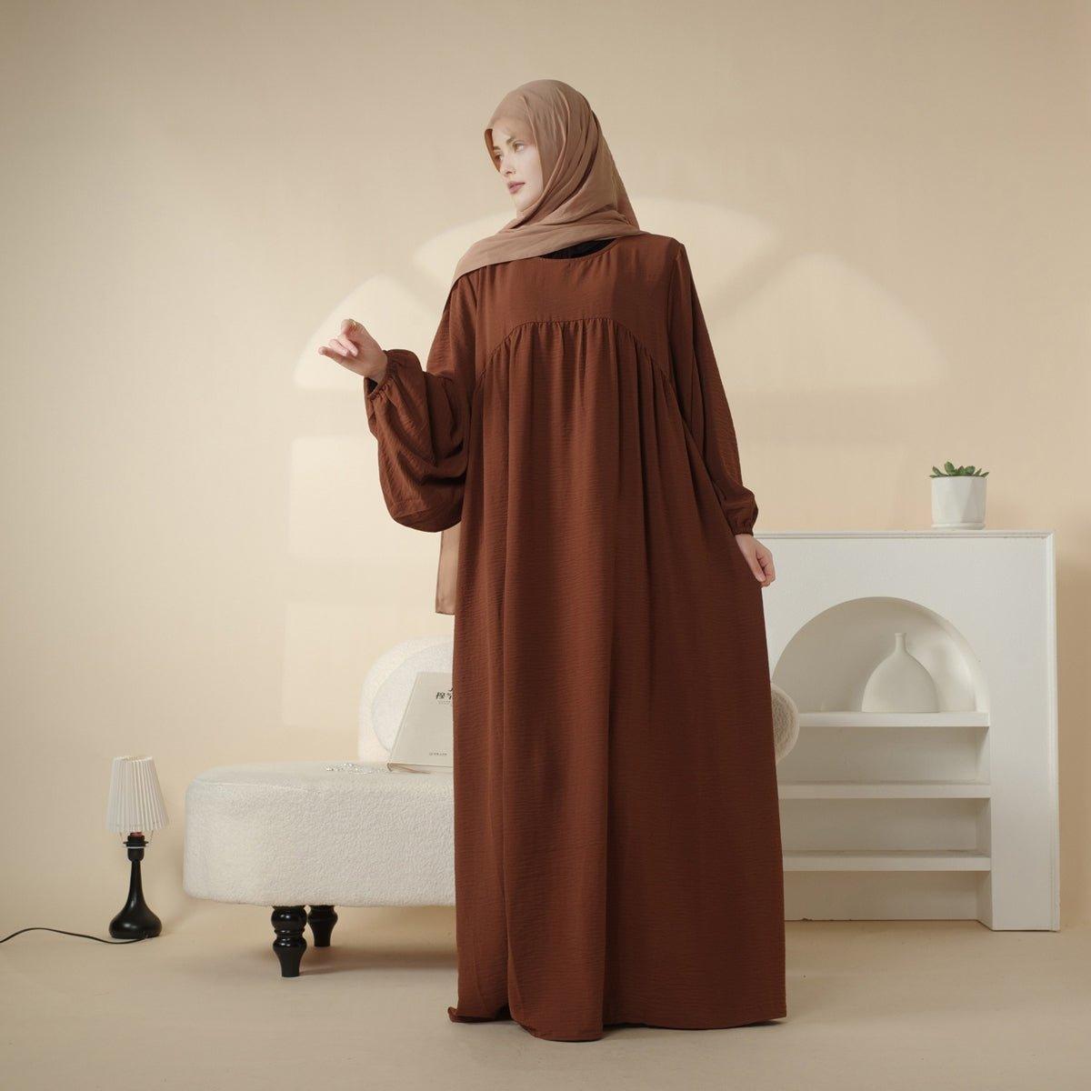 MA027 Reversible Crepe Abaya - Mariam's Collection