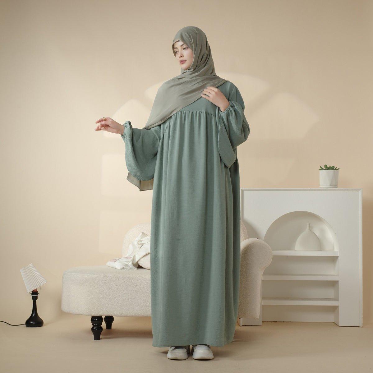 MA027 Reversible Crepe Abaya - Mariam's Collection