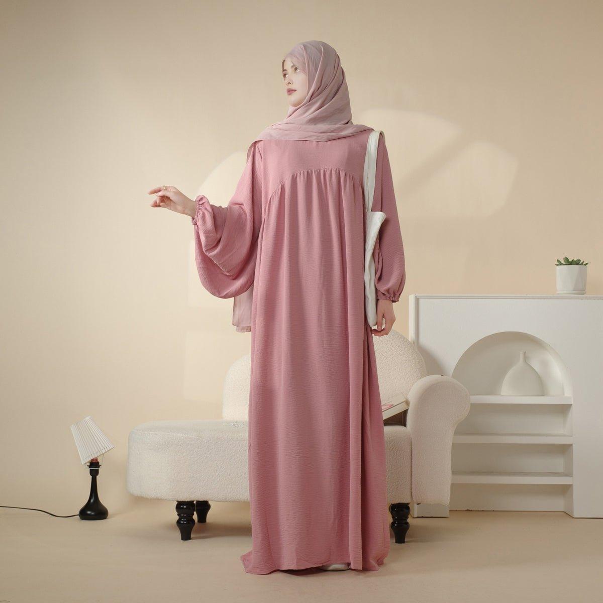 MA027 Reversible Crepe Abaya - Mariam's Collection