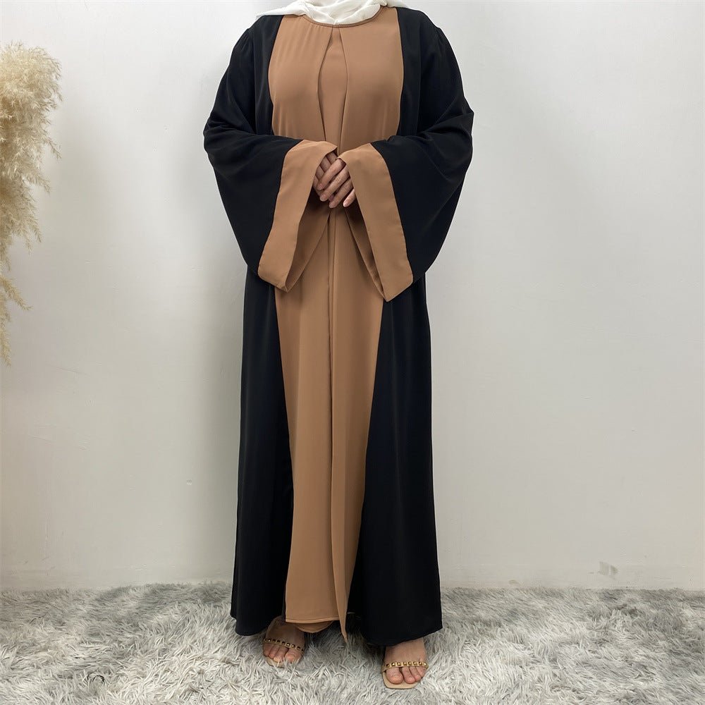 MA084 Stylish Patchwork Abaya - Mariam's Collection