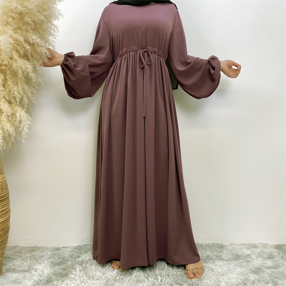 MA085 Versatile Stretchy Cuff Abaya - Mariam's Collection