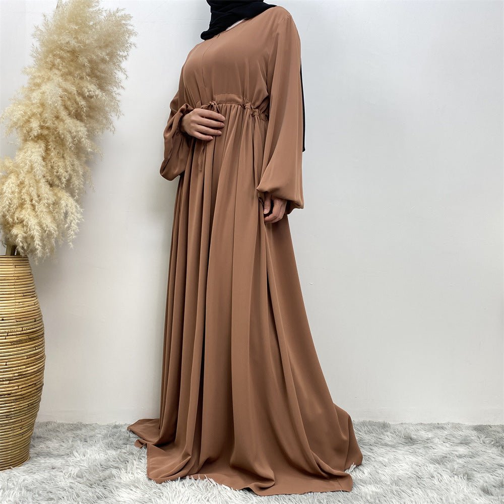 MA085 Versatile Stretchy Cuff Abaya - Mariam's Collection