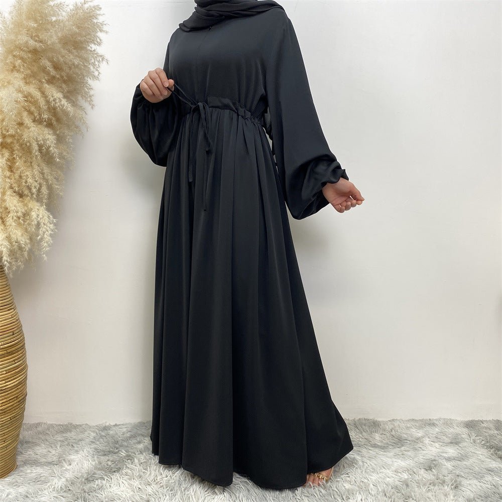 MA085 Versatile Stretchy Cuff Abaya - Mariam's Collection