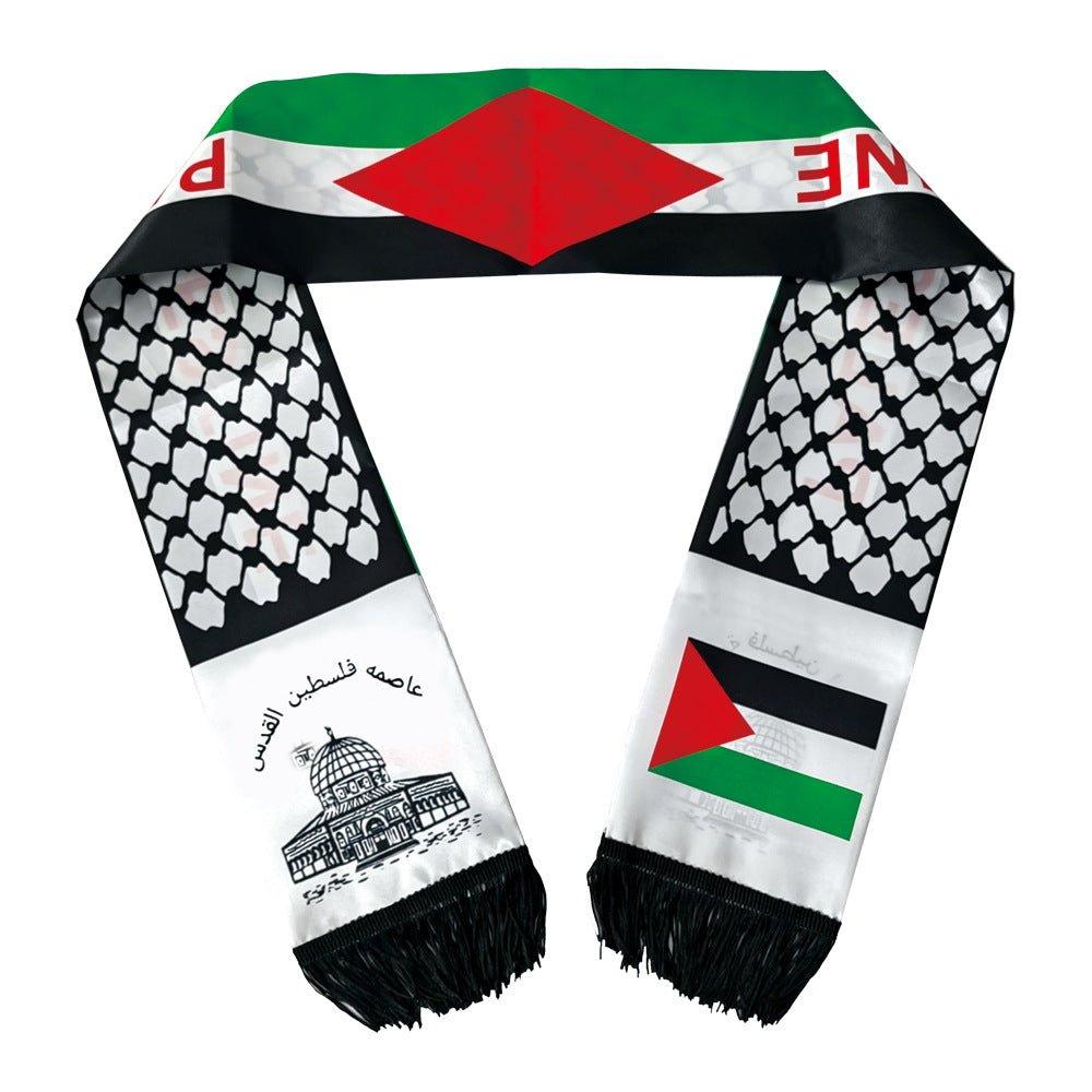 Palestine flag keffiyeh scarf - Mariam's Collection