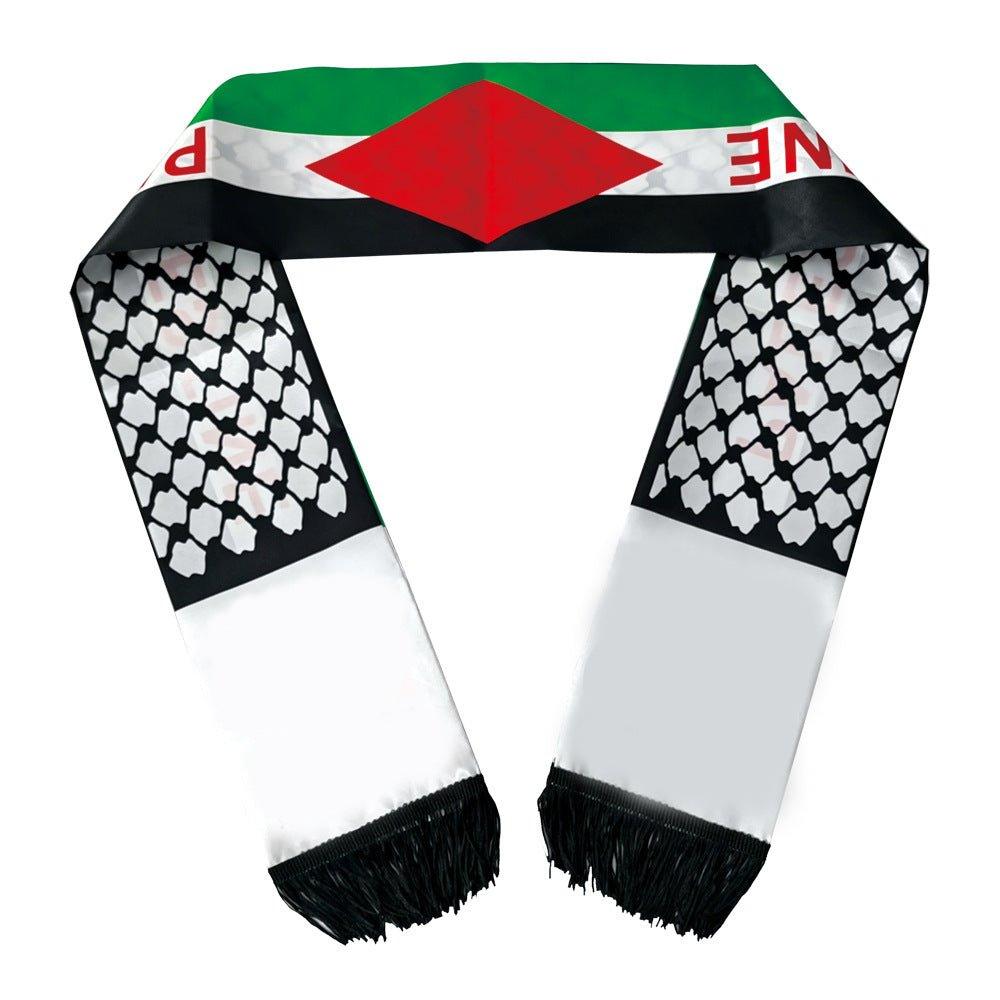 Palestine flag keffiyeh scarf - Mariam's Collection