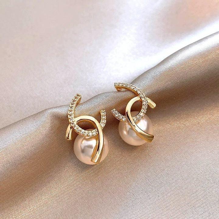 MAC097 French Style High - end Light Luxury Earrings - Mariam's Collection