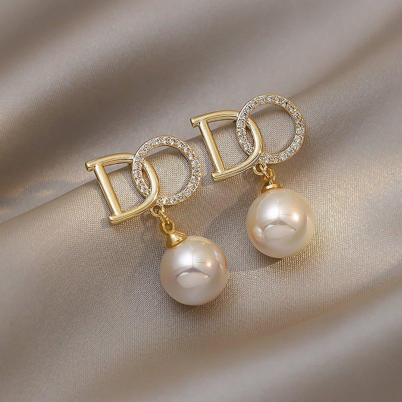 MAC097 French Style High - end Light Luxury Earrings - Mariam's Collection