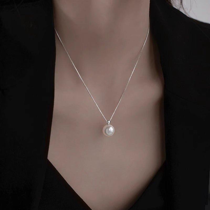 MAC135 Simple Style High - end Slender Pearl Necklace - Mariam's Collection