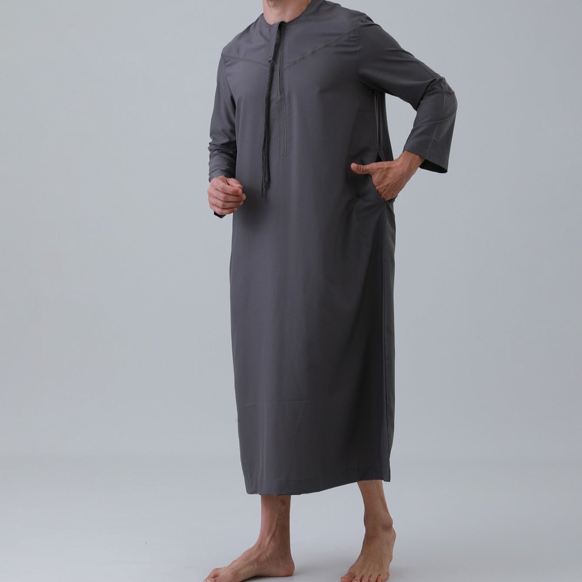 Men's Classic Solid Thobe Collection (MT035) - Mariam's Collection