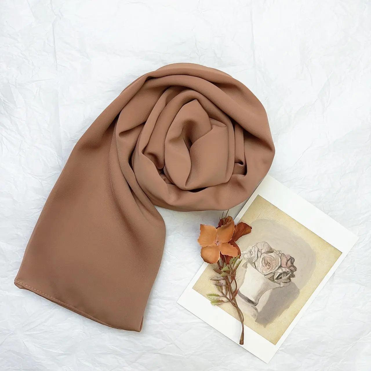 MH005 High Density Chiffon Hijab - Mariam's Collection