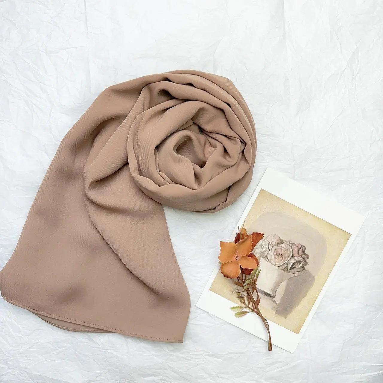 MH005 High Density Chiffon Hijab - Mariam's Collection