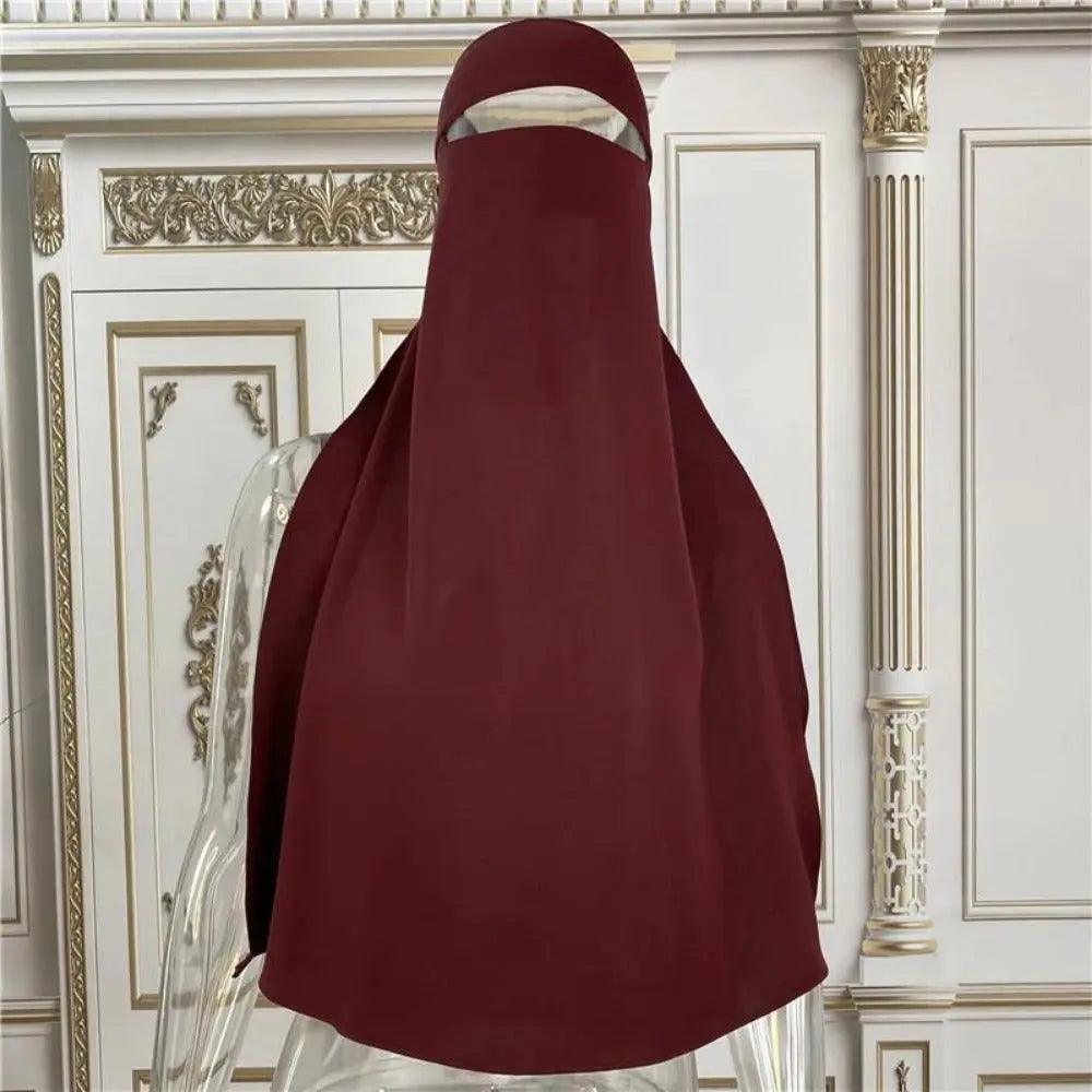 MH016 Soft Nidha Niqab 10 Shades Available - Mariam's Collection