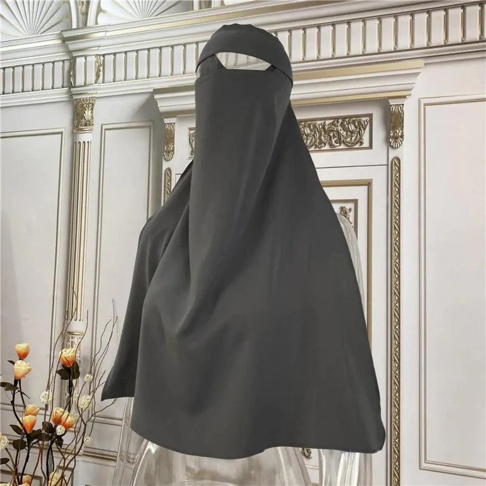 MH016 Soft Nidha Niqab 10 Shades Available - Mariam's Collection