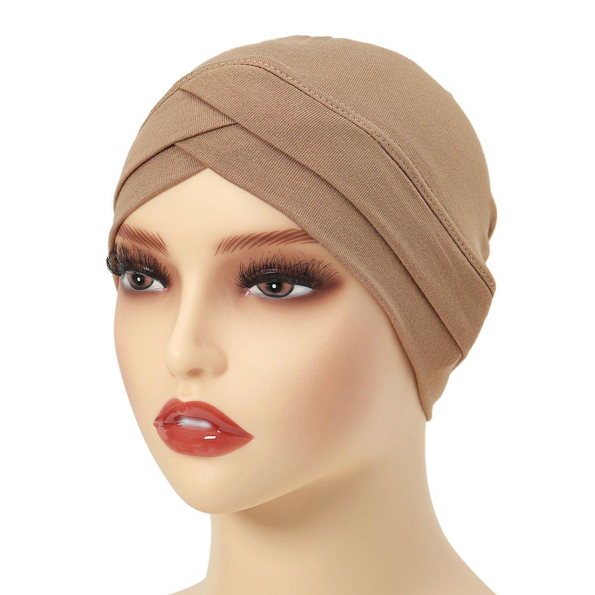 MH053 Soft Stylish Versatile Bottom Hat - Mariam's Collection