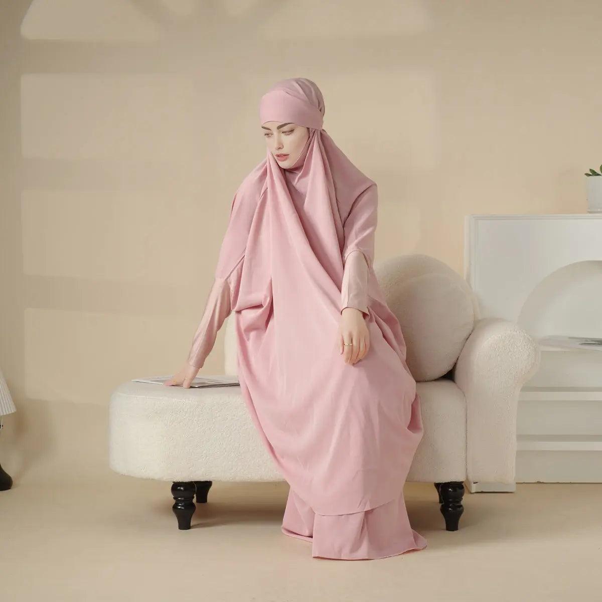 MJ003 Nida 2-Piece Set Jilbab with Modal Cuff - Mariam's Collection