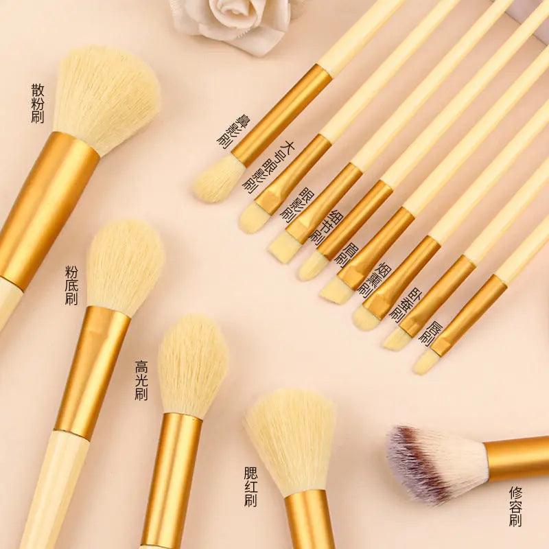 MMU031 13 pcs Makeup Brushes Set - Mariam's Collection