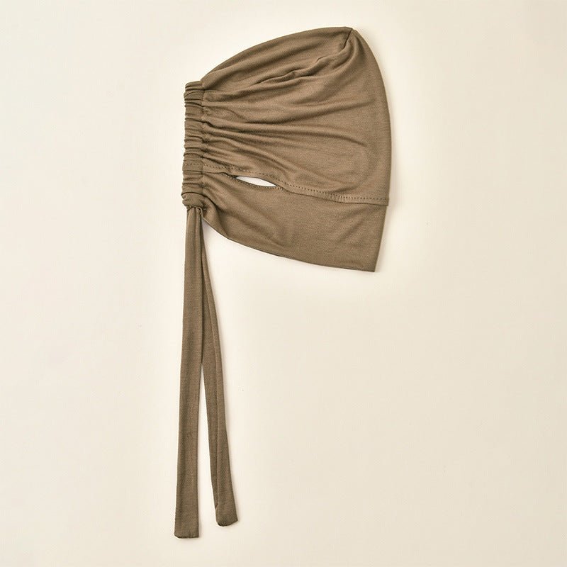 Modal Elasticated Strappy Cap Adjustable Hijab Bottom Cap (MH099) - Mariam's Collection