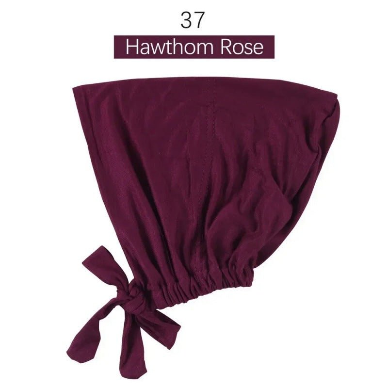 Modal Tie - Back Under Cap | Adjustable Hijab Bonnet(MH200) - Mariam's Collection