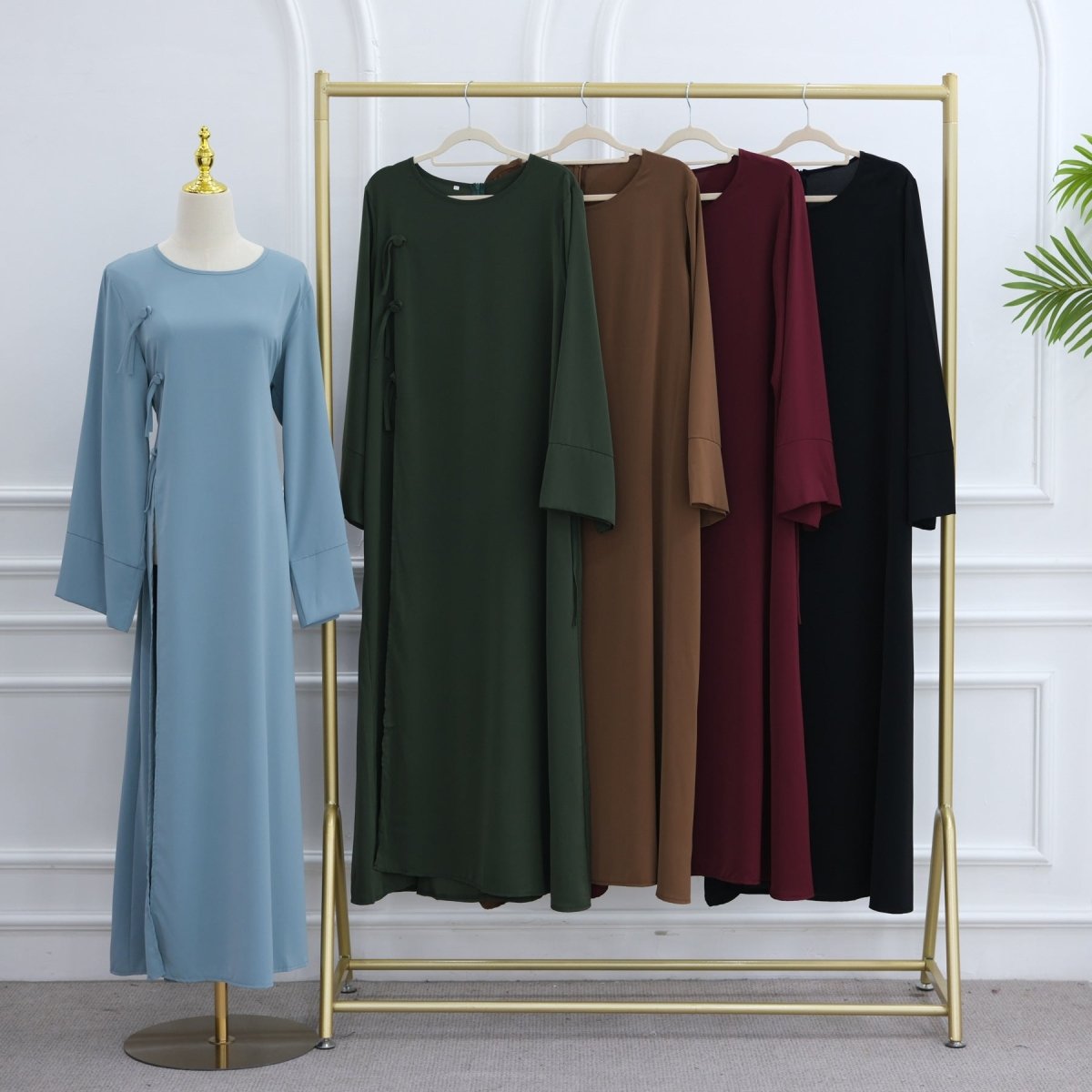 Modest Nida Longline Tunic Top(MS420) - Mariam's Collection
