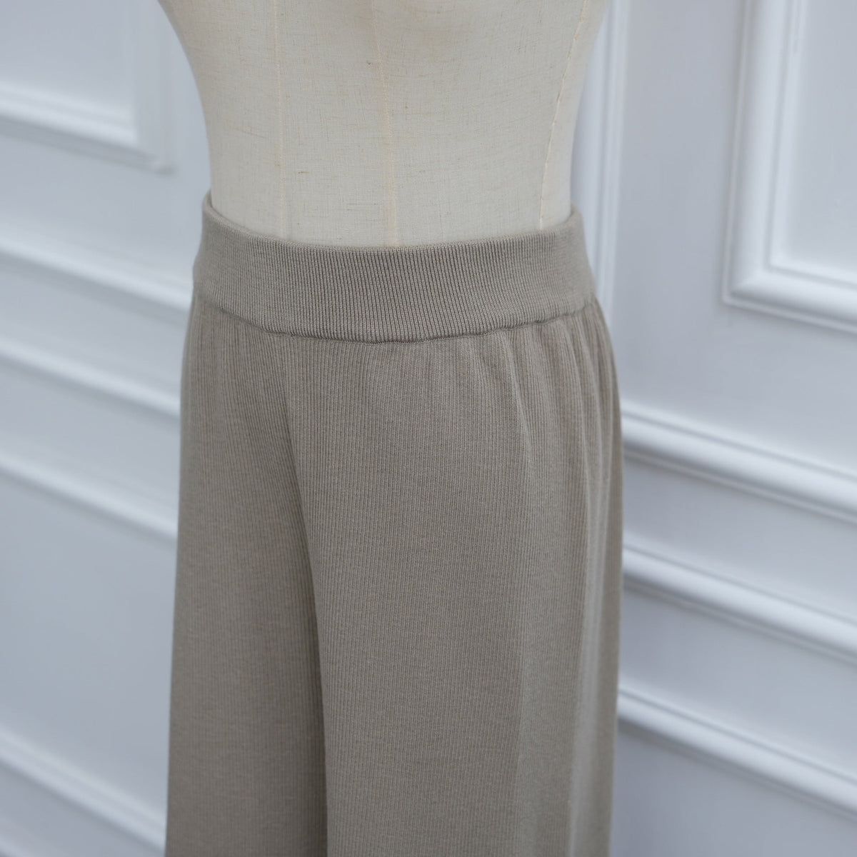 Modest Ribbed Knit Two-Piece Set(MS536) - Mariam's Collection